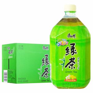 康师傅绿茶饮料1L*12瓶 整箱 12瓶