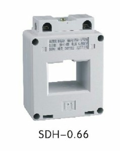 SDH-0.66-Φ40，150/5-800/5，1-0.2S，负载2.5-10，外形尺寸；61×34×80电流互感器