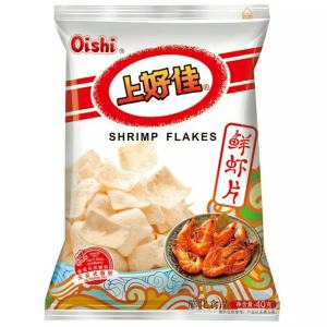 上好佳 鲜虾片40g 香脆美味 儿童休闲办公零食膨化食品