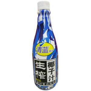 清蓝椰汁果肉型生榨椰子汁植物蛋白饮料1.25L/瓶