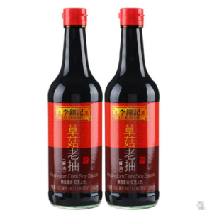 李锦记草菇老抽500ml-1.75L